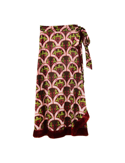 Brooks Avenue Cooper Wrap Skirt – Berry Vine
