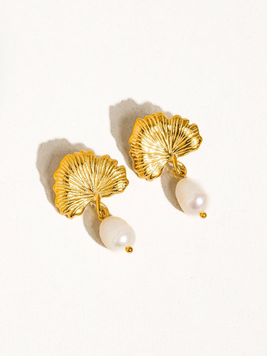 Floral Pearl Earrings
