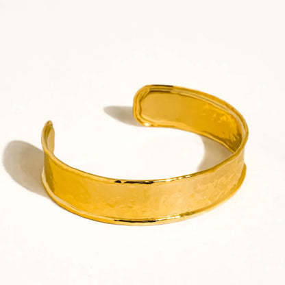 The Zavara Hammered Cuff Bracelet