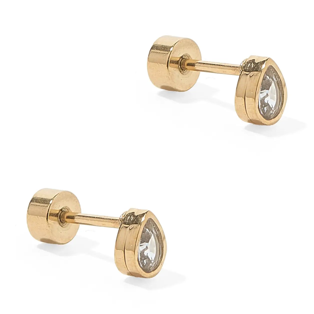 Claire Pear Stud Earrings