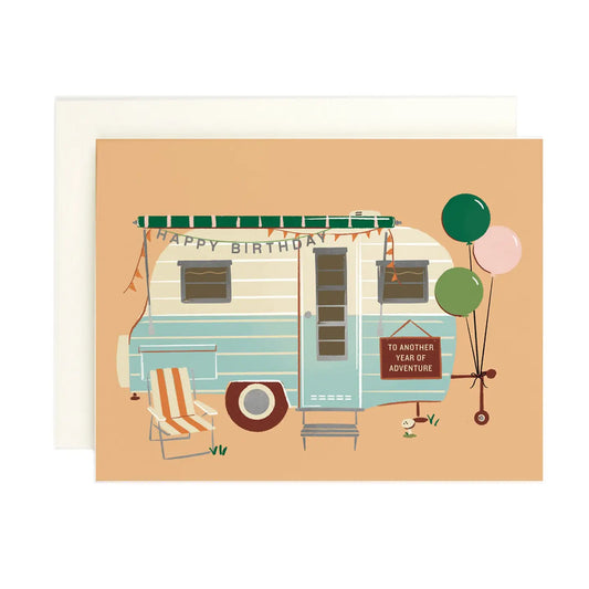 Happy Birthday Camper Card