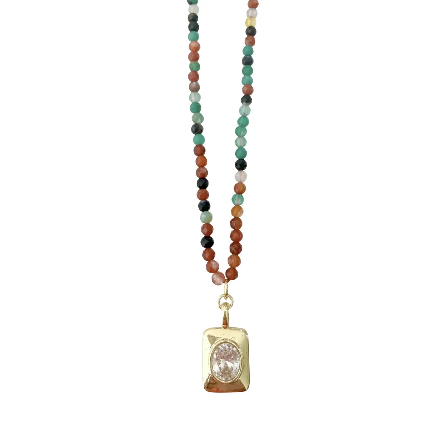 Autumn Stone Pendant Necklace