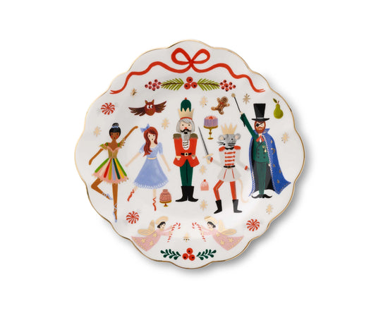 Nutcracker Characters Porcelain Dessert Plate