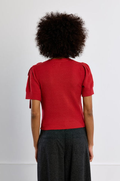 The Juliette Bow Knit Sweater