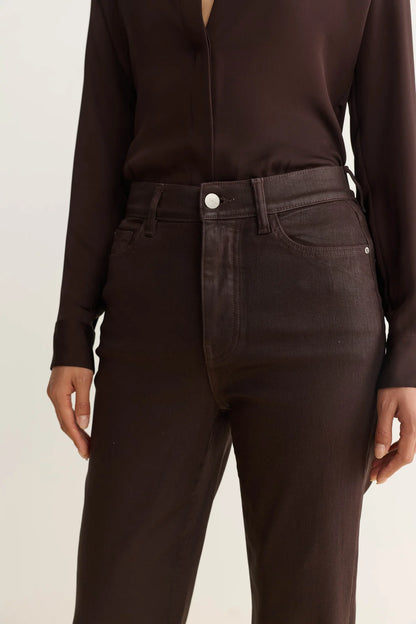 Coated Americano Straight Jeans