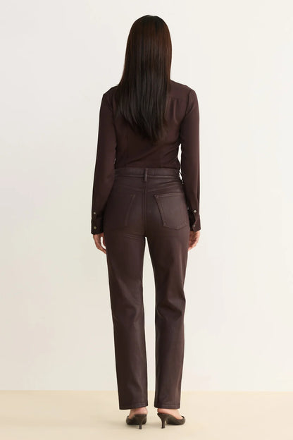 Coated Americano Straight Jeans