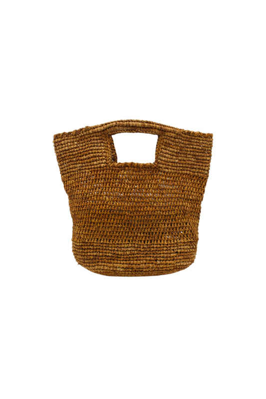The Market Weave Tote in Tobacco