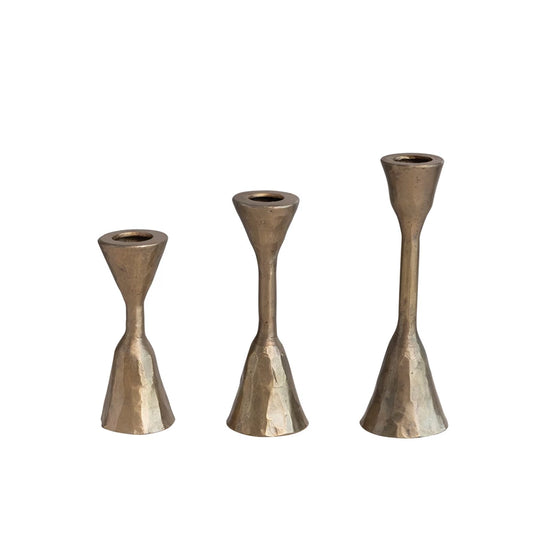 Hand Forged Iron Taper Candle Holder