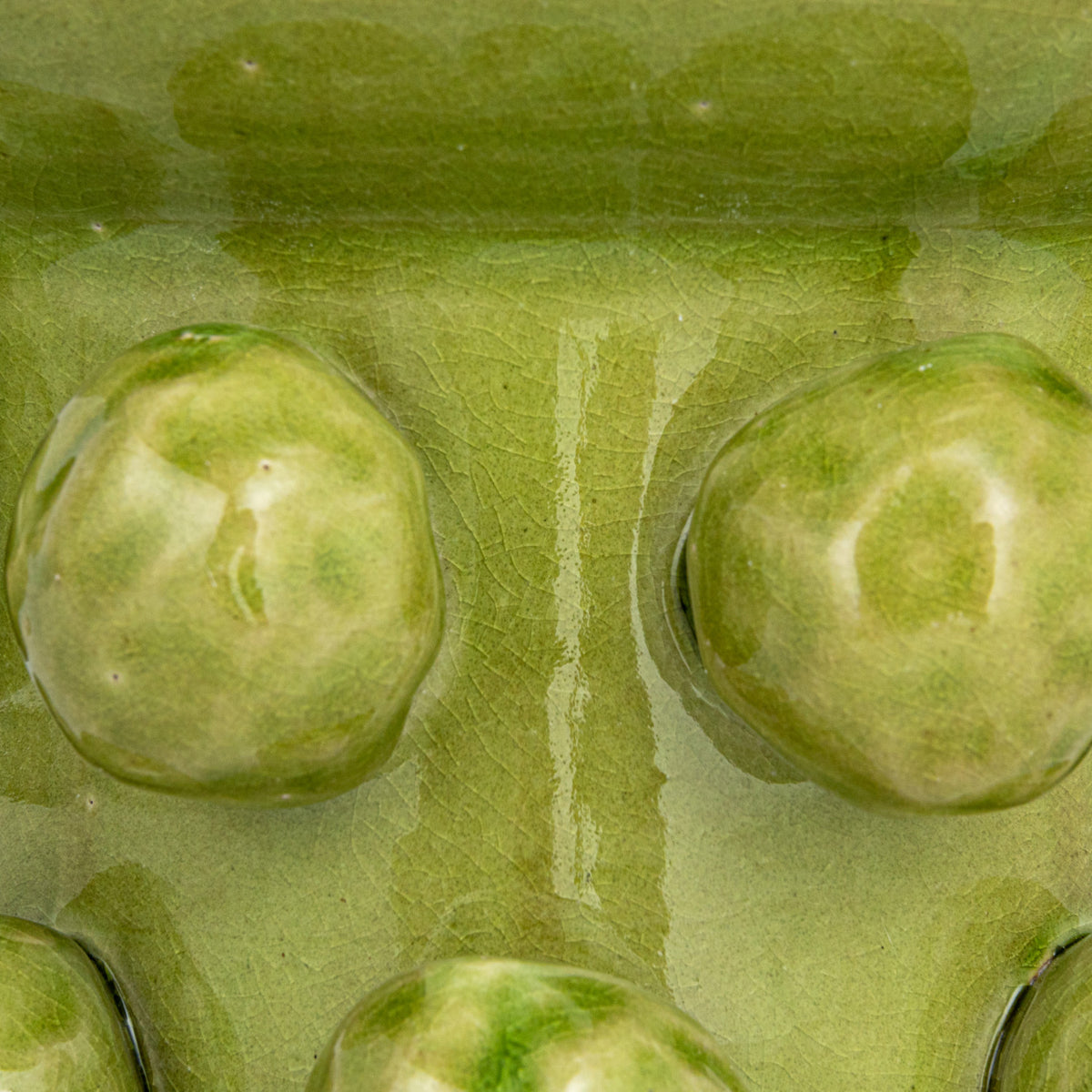 Olive Bobble Ceramic Planter