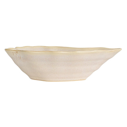 Stoneware Oyster Shell Shaped Bowl