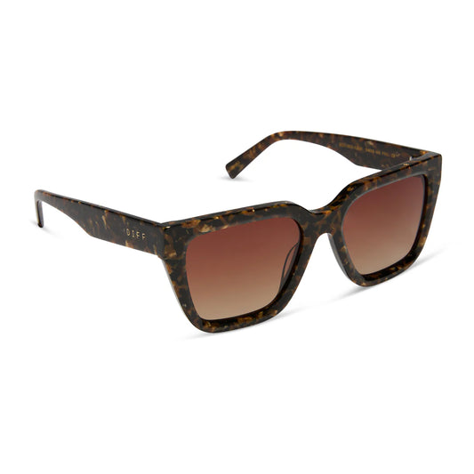 Amara tortoise brown gradient polarized sunglasses