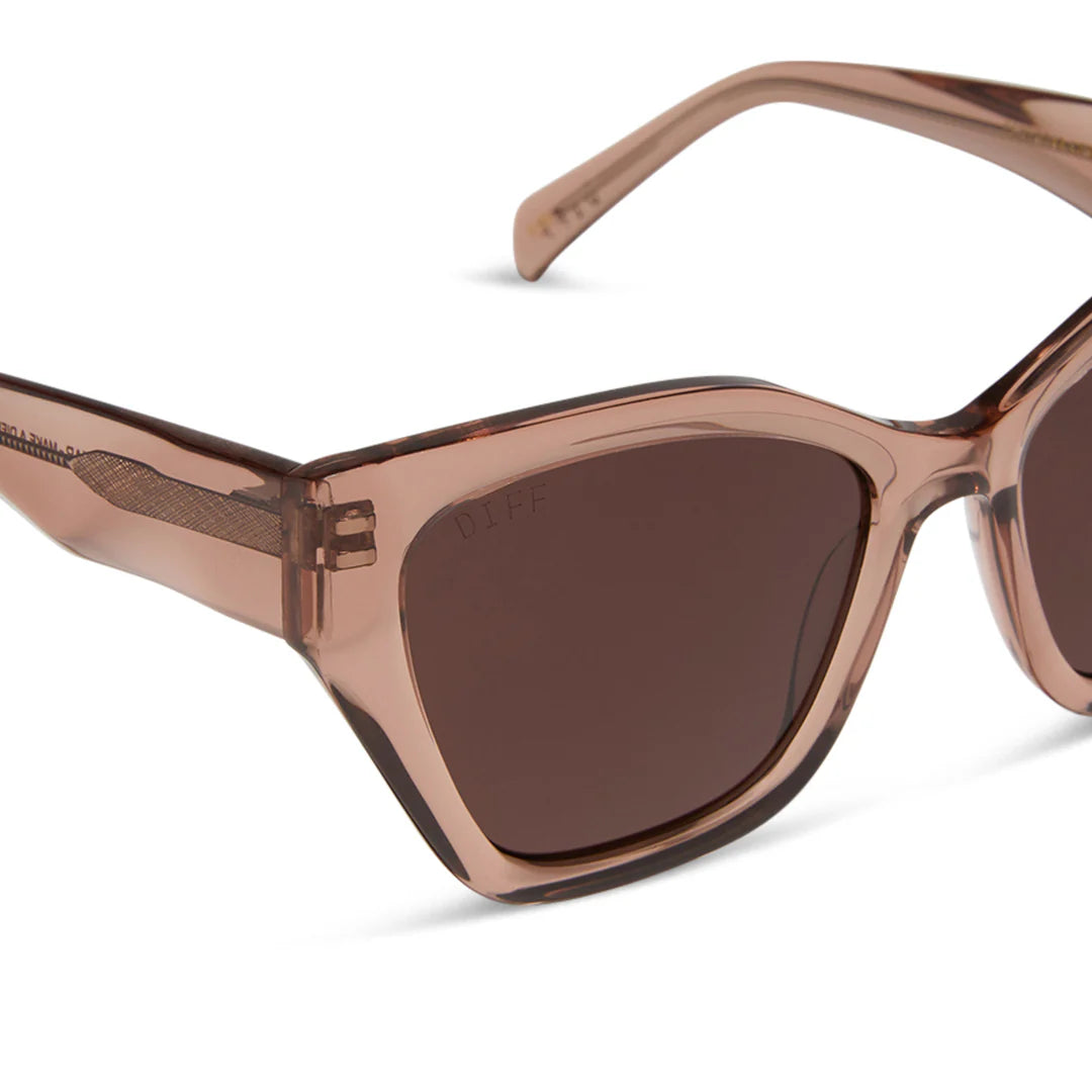 Evie café ole brown polarized sunglasses
