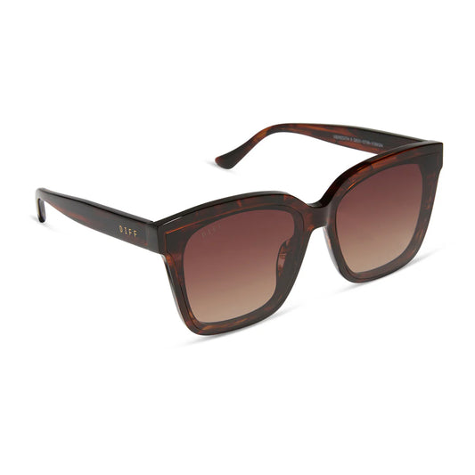 Meredith ll sequoia tortoise brown gradient sunglasses