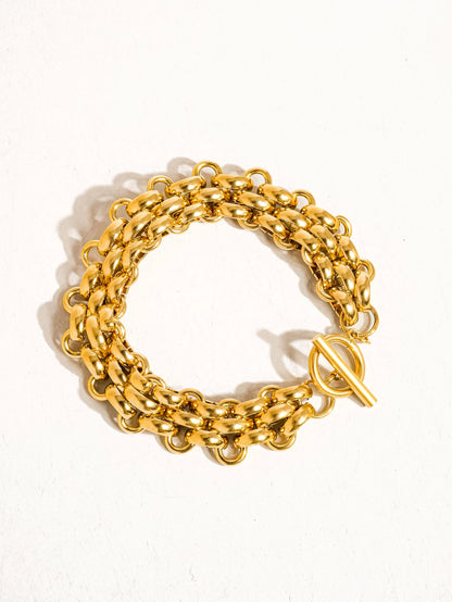Gold Weave Bracelet