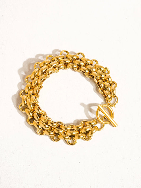 Gold Weave Bracelet