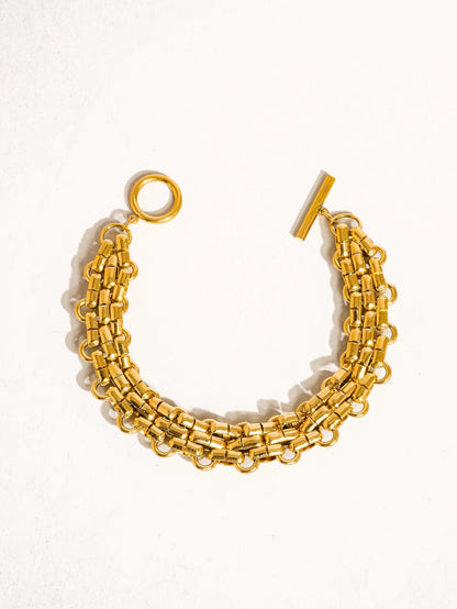 Gold Weave Bracelet
