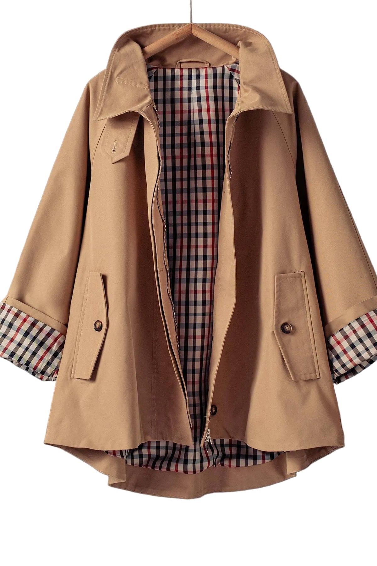 The Camden Plaid Lined Jacket