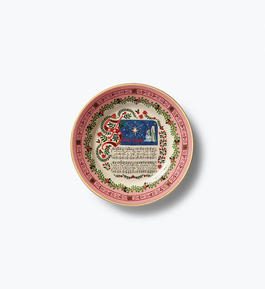 Silent Night Porcelain Dessert Plate
