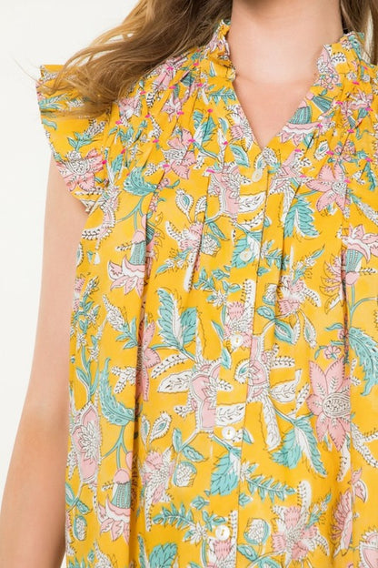 Sunny Days Flutter Top