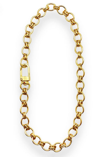 Interlocking Chain Necklace: 20"
