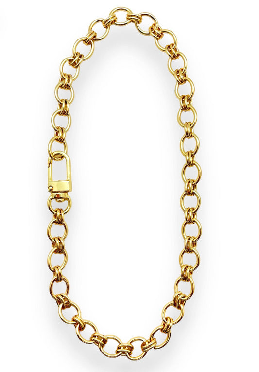 Interlocking Chain Necklace: 20"