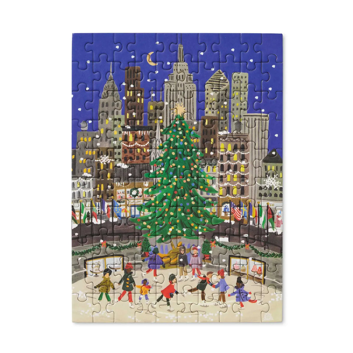 Christmas on Ice Mini Puzzle | 100 Pieces
