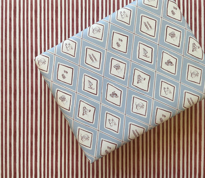 Apres Argyle Gift Wrap: Roll of 3 Sheets