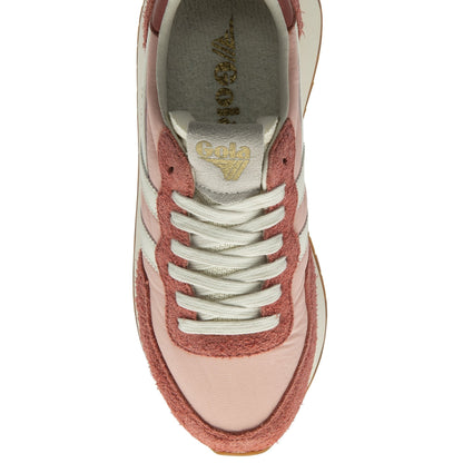 Gola Classics Women's Arizona Sneakers in Pale Pink/Clay/Off White