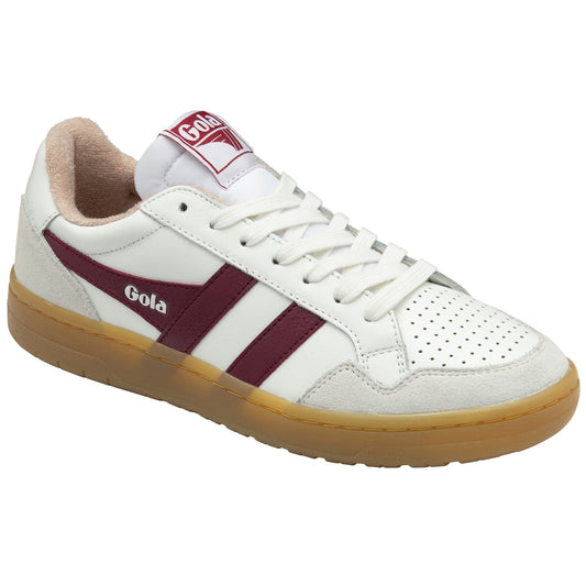 Gola Classics Women's Eagle '86 Sneakers In White/Cerise/Rose/Gum