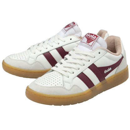 Gola Classics Women's Eagle '86 Sneakers In White/Cerise/Rose/Gum