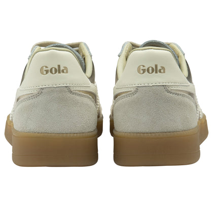 Gola Classics Women's Viper Metallic Sneakers in Gold/Off White/Gum