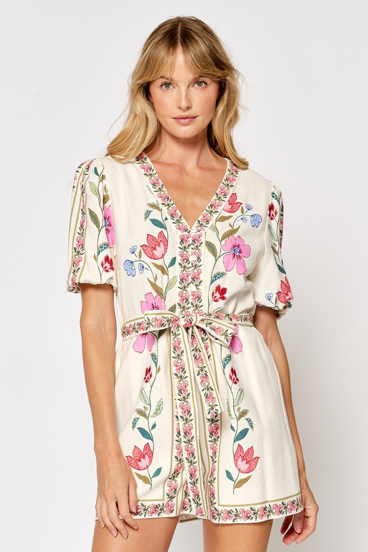 Blush Bloom Romper