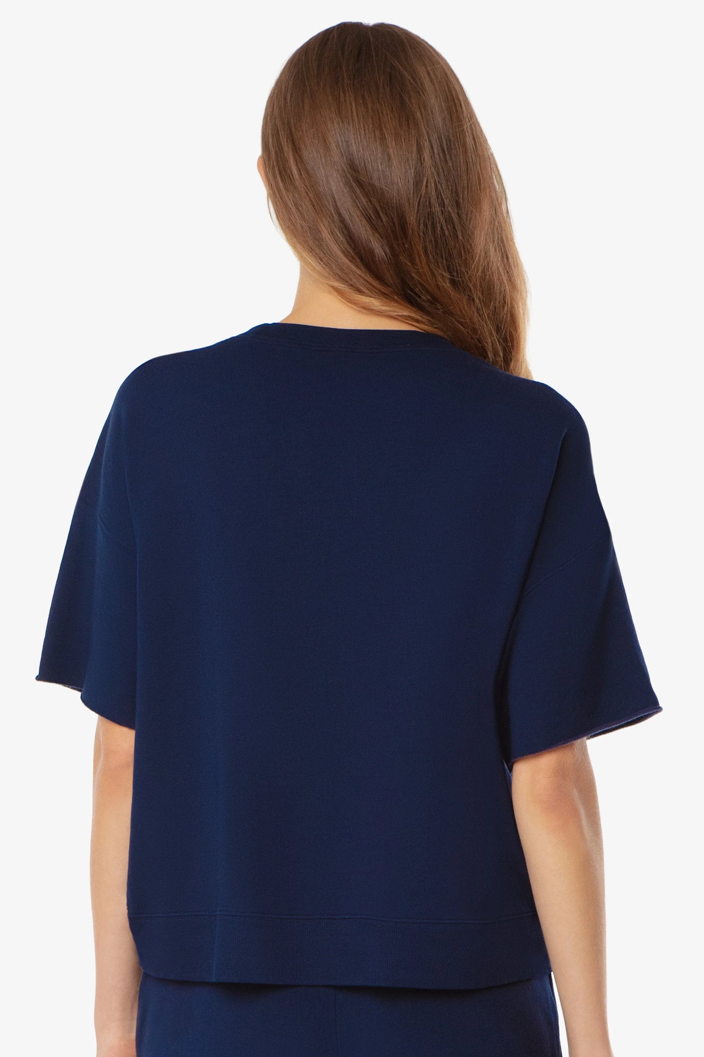 Navy Lounge Pullover Top