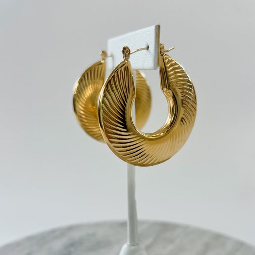 Ribbed Round Hoops