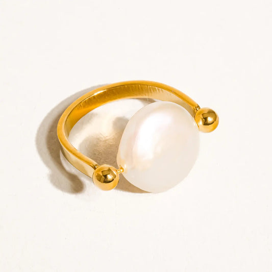 Baroque Pearl Ring