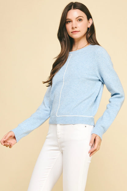 Bluebell Trim Sweater