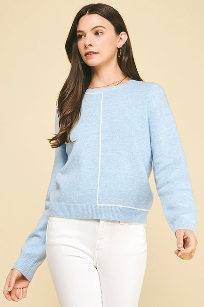 Bluebell Trim Sweater