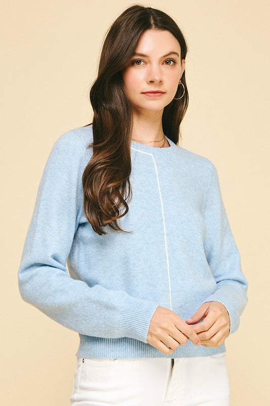 Bluebell Trim Sweater