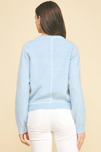 Bluebell Trim Sweater