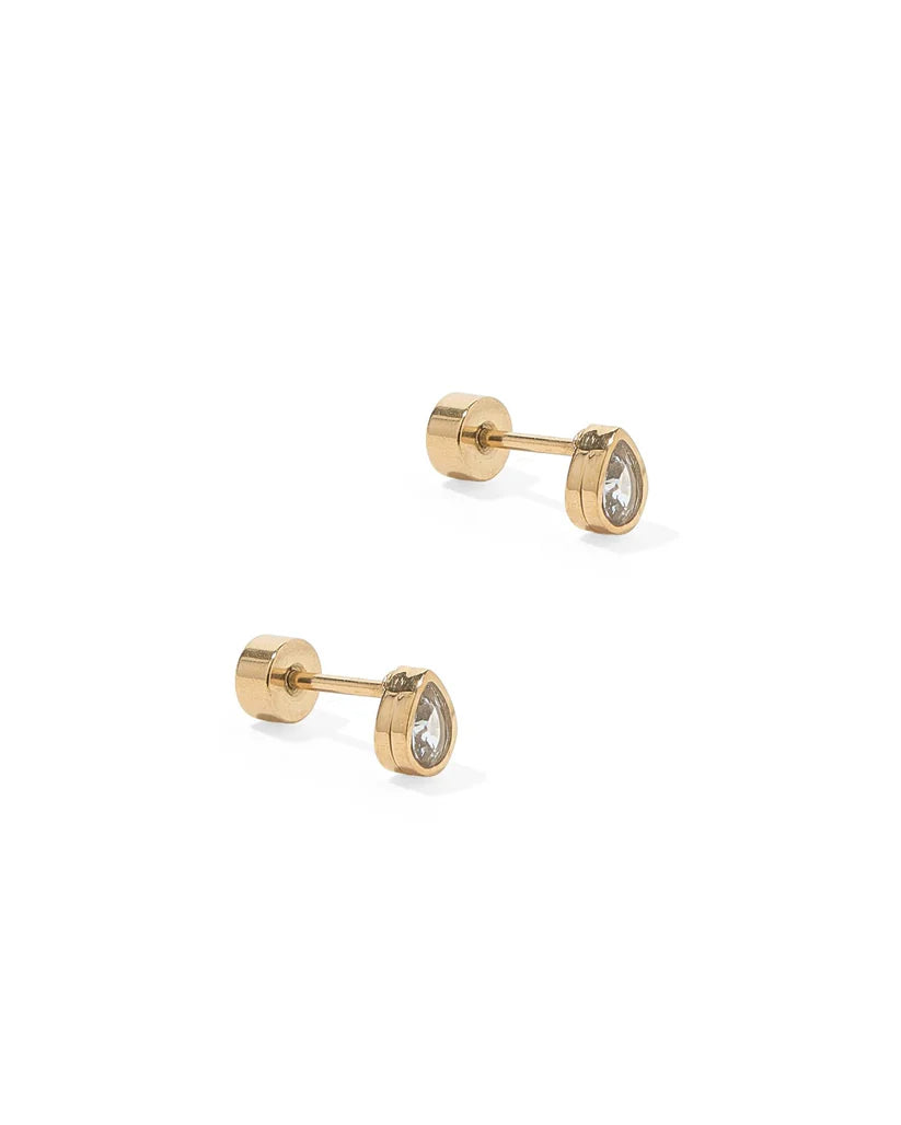 Patsy Pear Screwback Earrings