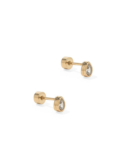 Patsy Pear Screwback Earrings