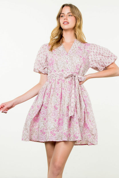 Pink Peony Dress