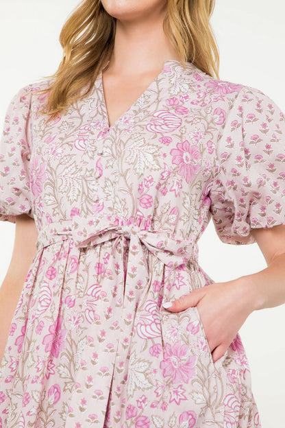 Pink Peony Dress