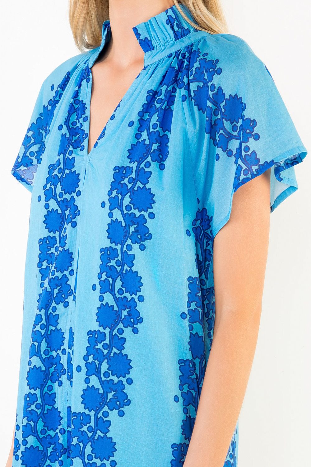 The Coastline Dress / Pink & Blue