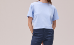 Light Blue Cotton Tee