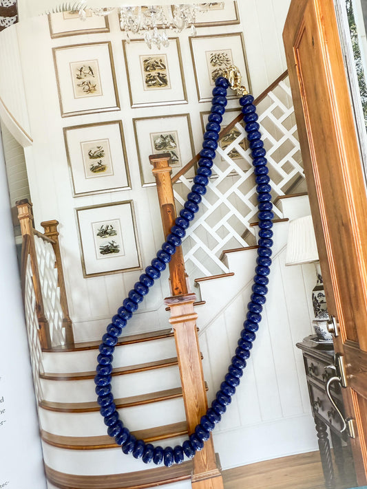 Navy Blue Candy Necklace