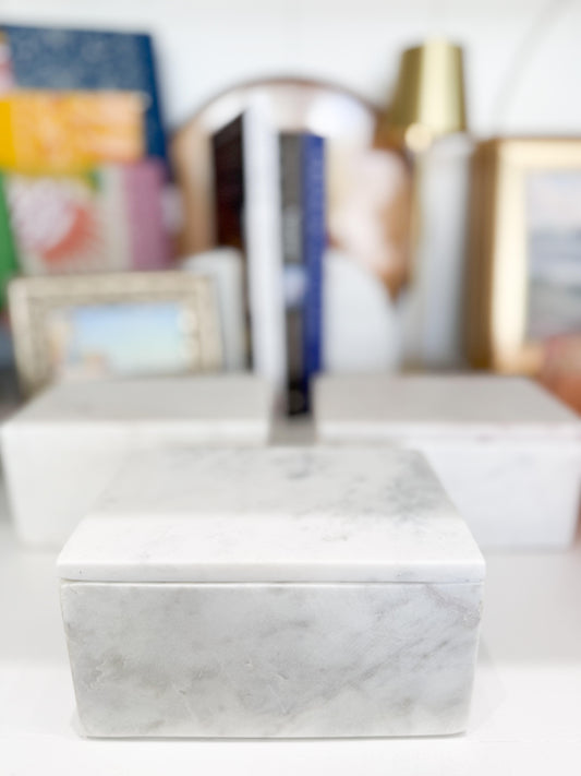 Marble Box with Lid