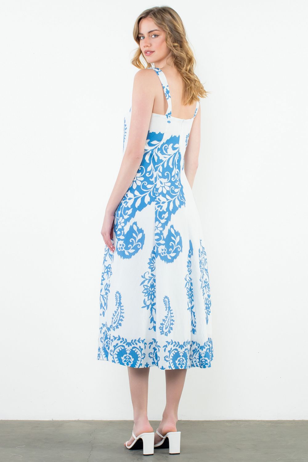 Carolina Floral Midi Dress